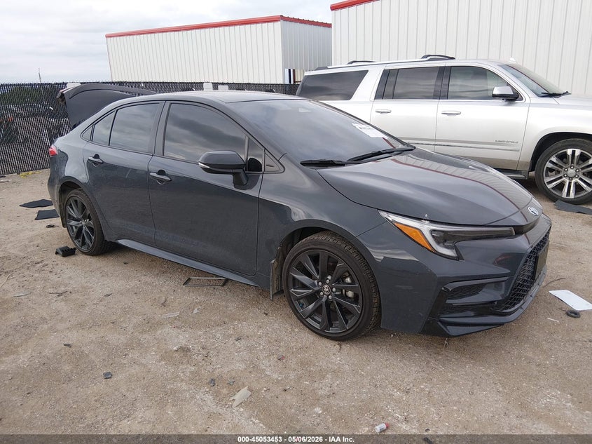 2025 Toyota Corolla VIN JTDBCMFE3S3071088 IAAI salvage auction — REAR END, Salvage (Texas), sold $9,050 on 2026-07-07 (photo 1)