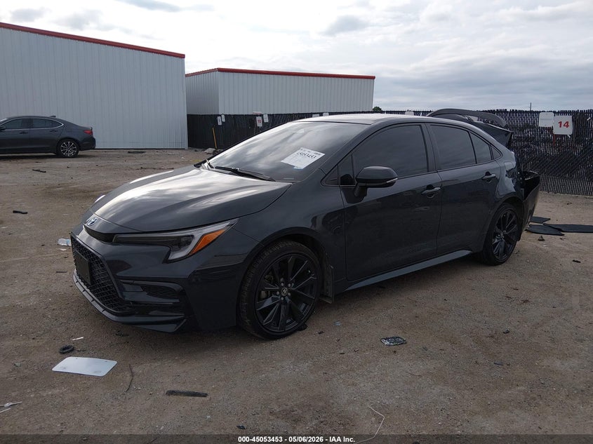 2025 Toyota Corolla VIN JTDBCMFE3S3071088 IAAI salvage auction — REAR END, Salvage (Texas), sold $9,050 on 2026-07-07 (photo 2)