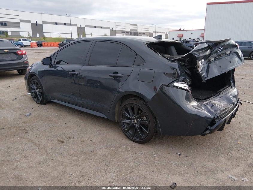2025 Toyota Corolla VIN JTDBCMFE3S3071088 IAAI salvage auction — REAR END, Salvage (Texas), sold $9,050 on 2026-07-07 (photo 3)