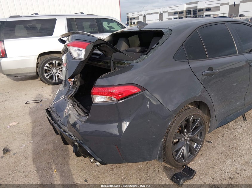 2025 Toyota Corolla VIN JTDBCMFE3S3071088 IAAI salvage auction — REAR END, Salvage (Texas), sold $9,050 on 2026-07-07 (photo 6)