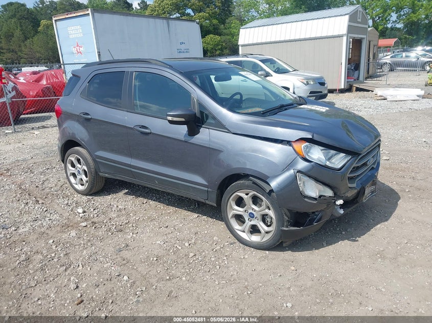 2021 Ford Ecosport VIN MAJ3S2GEXMC453928 IAAI salvage auction — FRONT END, Salvage (Georgia), sold $1,250 on 2026-07-17 (photo 1)