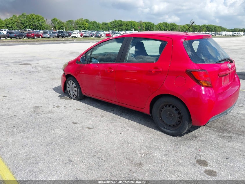 2015 Toyota Yaris VIN VNKKTUD30FA031450 IAAI salvage auction — ROOF, Rebuildable (Florida), sold $2,400 on 2026-07-09 (photo 3)