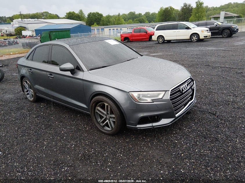 2018 Audi A3 VIN WAUAUGFF8J1091623 IAAI salvage auction — FRONT END, Clear (South Carolina), sold $3,500 on 2026-07-28 (photo 1)