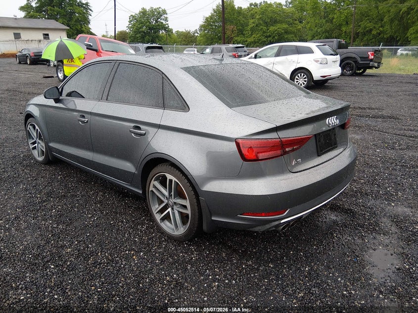 2018 Audi A3 VIN WAUAUGFF8J1091623 IAAI salvage auction — FRONT END, Clear (South Carolina), sold $3,500 on 2026-07-28 (photo 3)