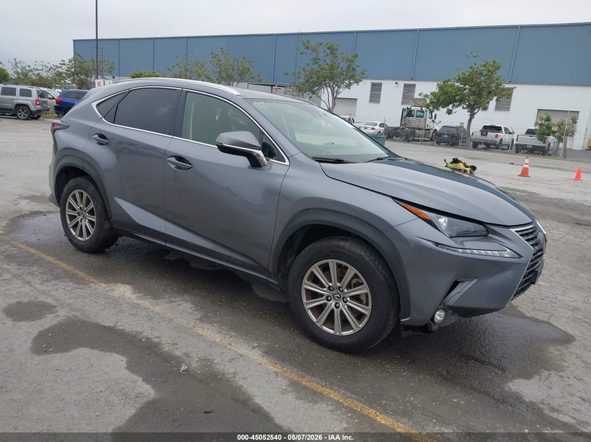 2021 Lexus Nx VIN JTJDARDZXM2253278 IAAI salvage auction — RIGHT FRONT, Clear - Dealer Only (California), sold $7,050 on 2026-07-29 (photo 1)
