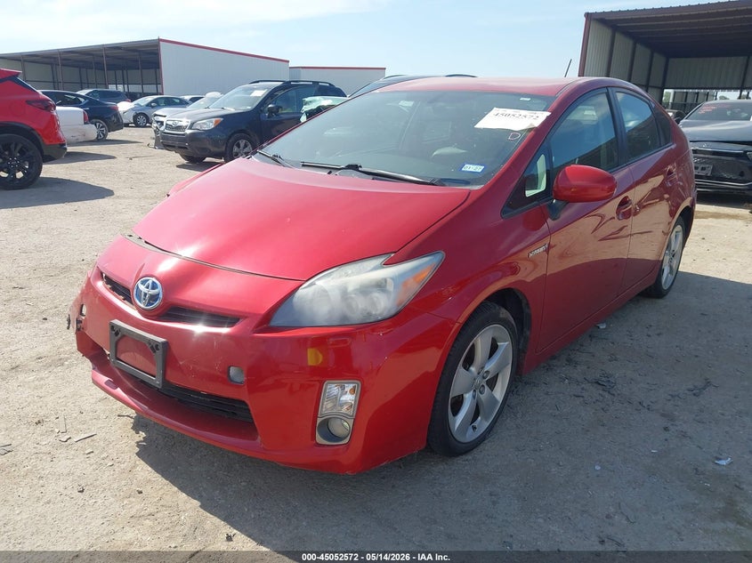 2010 Toyota Prius v VIN JTDKN3DU4A0062348 IAAI salvage auction — FRONT END, Salvage (Texas), sold $1,350 on 2026-07-07 (photo 2)
