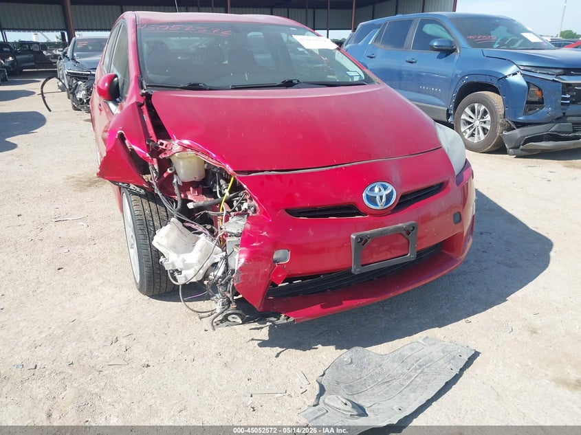 2010 Toyota Prius v VIN JTDKN3DU4A0062348 IAAI salvage auction — FRONT END, Salvage (Texas), sold $1,350 on 2026-07-07 (photo 6)