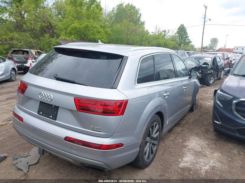 2017 Audi Q7 VIN WA1VAAF7XHD003578 IAAI salvage auction — RIGHT FRONT, Salvage (Ohio), sold $3,700 on 2026-07-14 (photo 4)