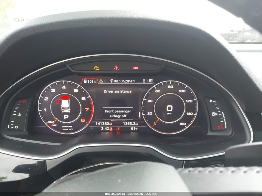 2017 Audi Q7 VIN WA1VAAF7XHD003578 IAAI salvage auction — RIGHT FRONT, Salvage (Ohio), sold $3,700 on 2026-07-14 (photo 7)