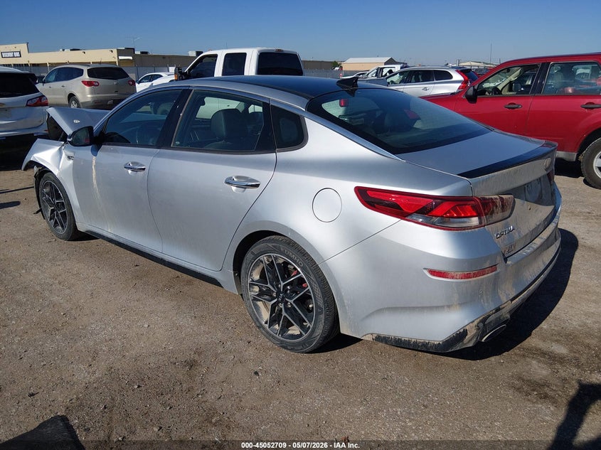 2019 Kia Optima VIN 5XXGW4L20KG365765 IAAI salvage auction — FRONT END, Salvage (Kansas), sold $2,950 on 2026-07-31 (photo 3)