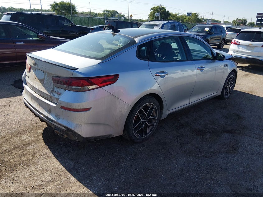 2019 Kia Optima VIN 5XXGW4L20KG365765 IAAI salvage auction — FRONT END, Salvage (Kansas), sold $2,950 on 2026-07-31 (photo 4)