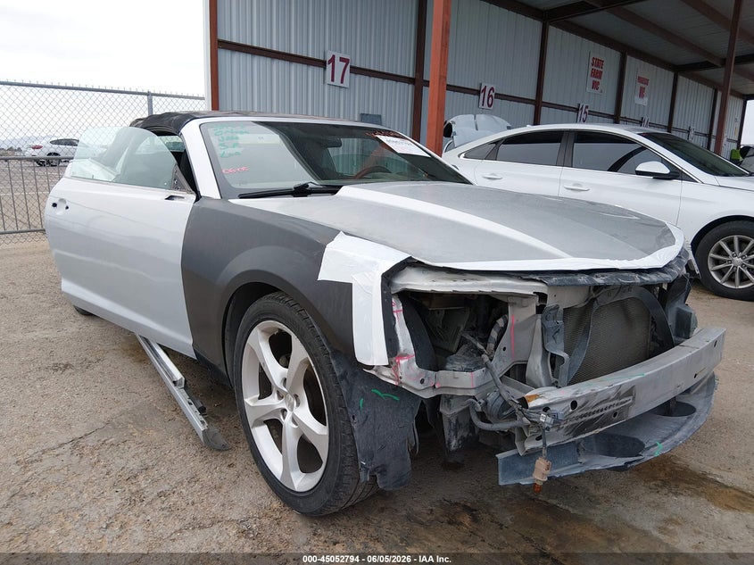 2015 Chevrolet Camaro VIN 2G1FD3D30F9285178 IAAI salvage auction — FRONT END, Original (Texas), sold $1,050 on 2026-07-22 (photo 6)