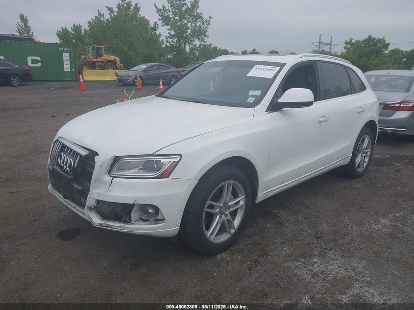 2017 Audi Q5 VIN WA1L2AFP1HA094553 IAAI salvage auction — FRONT END, Mv-907A (New York), sold $900 on 2026-07-28 (photo 2)