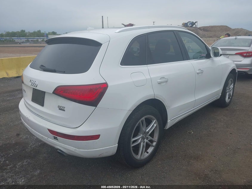 2017 Audi Q5 VIN WA1L2AFP1HA094553 IAAI salvage auction — FRONT END, Mv-907A (New York), sold $900 on 2026-07-28 (photo 4)