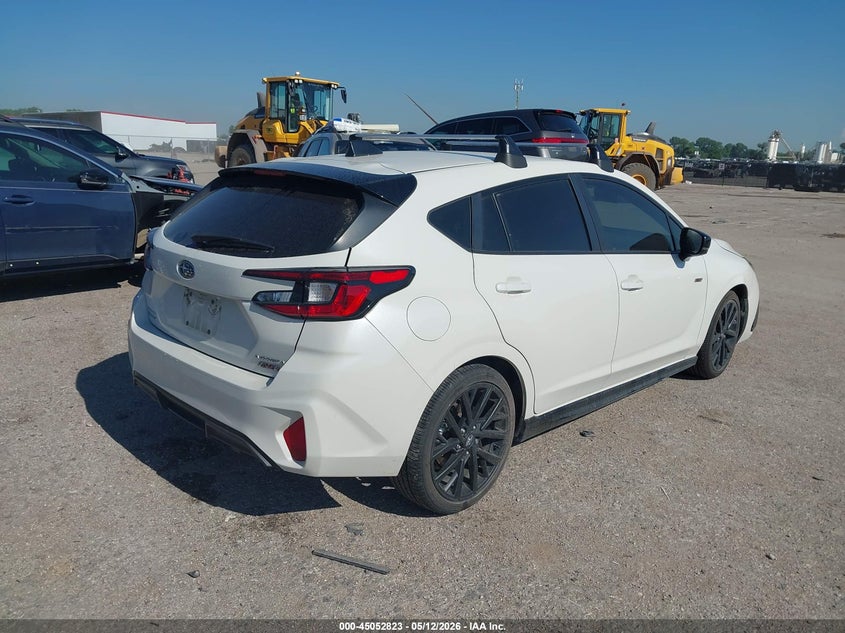 2024 Subaru Impreza VIN JF1GUHJC2R8320581 IAAI salvage auction — FRONT END, Salvage (Texas), sold $7,100 on 2026-07-07 (photo 4)