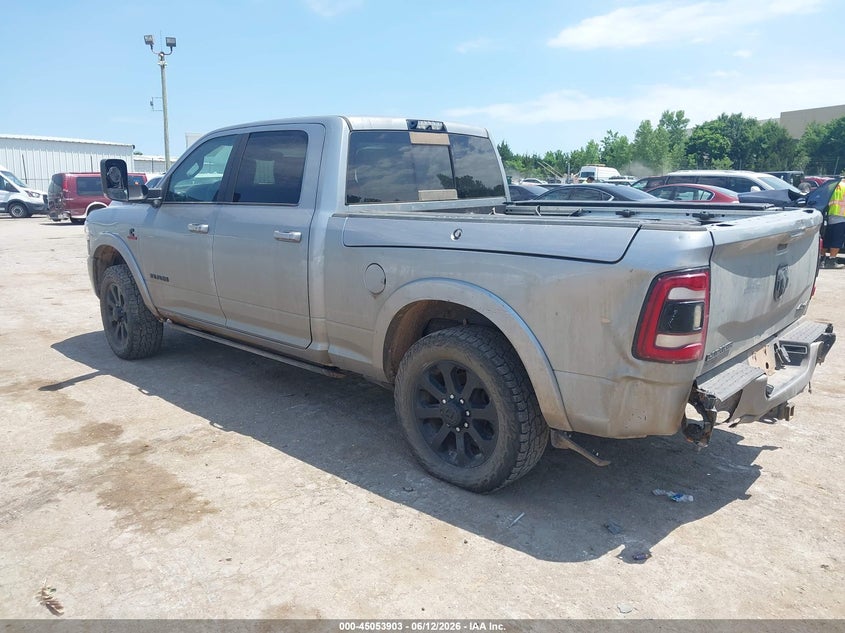 2021 Ram 2500 VIN 3C6UR5FL5MG507183 IAAI salvage auction — RIGHT FRONT, Clear (Oklahoma), sold $11,100 on 2026-07-31 (photo 3)