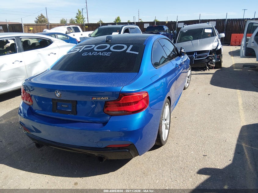2019 BMW 2er VIN WBA2J7C55KVD61056 IAAI salvage auction — FRONT END, Salvage (Colorado), sold $2,050 on 2026-08-22 (photo 4)
