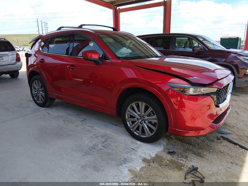 2023 Mazda Cx-5 VIN JM3KFBXY2P0292475 IAAI salvage auction — REAR END, Rebuildable (Florida), sold $5,200 on 2026-07-21 (photo 1)