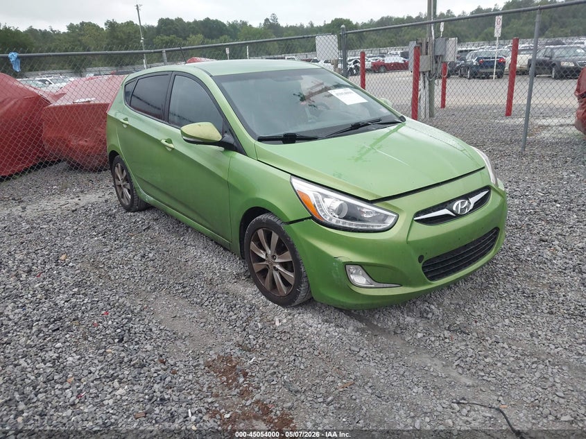 2014 Hyundai Accent VIN KMHCU5AE3EU182104 IAAI salvage auction — NORMAL WEAR, Salvage (Texas), sold $775 on 2026-07-30 (photo 1)