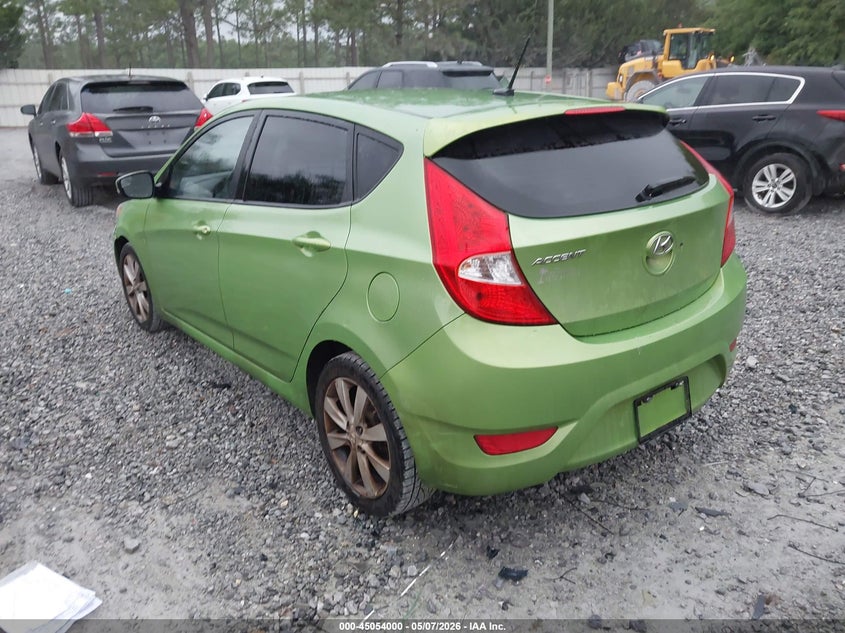 2014 Hyundai Accent VIN KMHCU5AE3EU182104 IAAI salvage auction — NORMAL WEAR, Salvage (Texas), sold $775 on 2026-07-30 (photo 3)