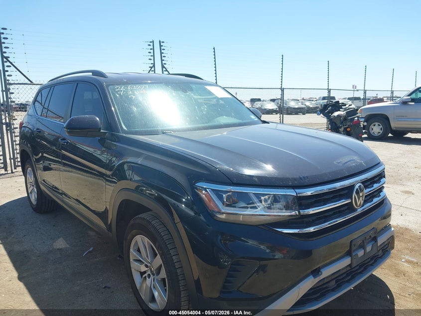 2021 Volkswagen Atlas VIN 1V2AP2CA7MC509165 IAAI salvage auction — SIDE, Salvage (Texas), sold $3,175 on 2026-07-19 (photo 1)