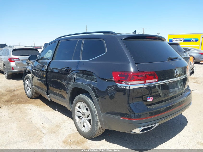2021 Volkswagen Atlas VIN 1V2AP2CA7MC509165 IAAI salvage auction — SIDE, Salvage (Texas), sold $3,175 on 2026-07-19 (photo 3)