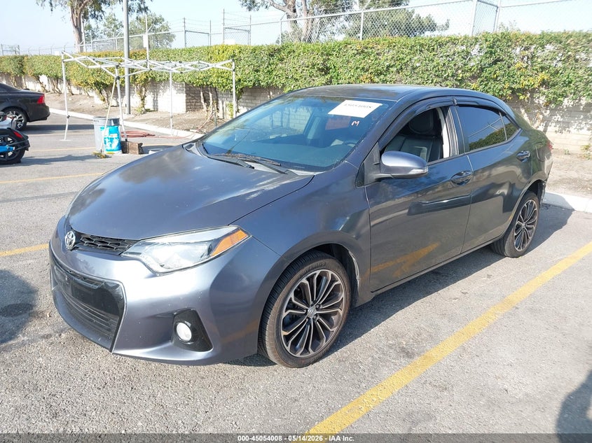2016 Toyota Corolla VIN 5YFBURHE2GP475330 IAAI salvage auction — REAR END, Salvage (California), sold $3,350 on 2026-07-17 (photo 2)