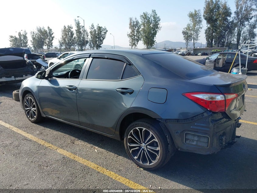 2016 Toyota Corolla VIN 5YFBURHE2GP475330 IAAI salvage auction — REAR END, Salvage (California), sold $3,350 on 2026-07-17 (photo 3)