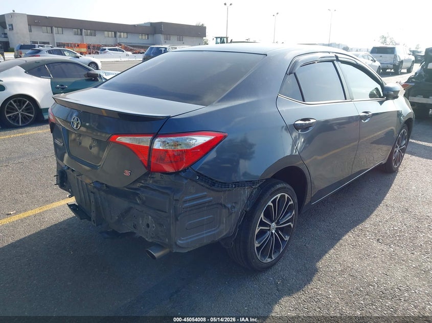 2016 Toyota Corolla VIN 5YFBURHE2GP475330 IAAI salvage auction — REAR END, Salvage (California), sold $3,350 on 2026-07-17 (photo 4)