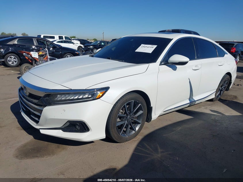2021 Honda Accord VIN 1HGCV1F50MA064998 IAAI salvage auction — LEFT & RIGHT, Salvage (Arizona), sold $8,975 on 2026-07-28 (photo 2)