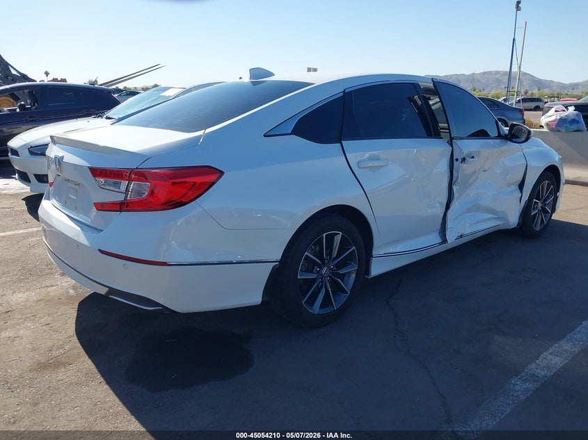 2021 Honda Accord VIN 1HGCV1F50MA064998 IAAI salvage auction — LEFT & RIGHT, Salvage (Arizona), sold $8,975 on 2026-07-28 (photo 4)