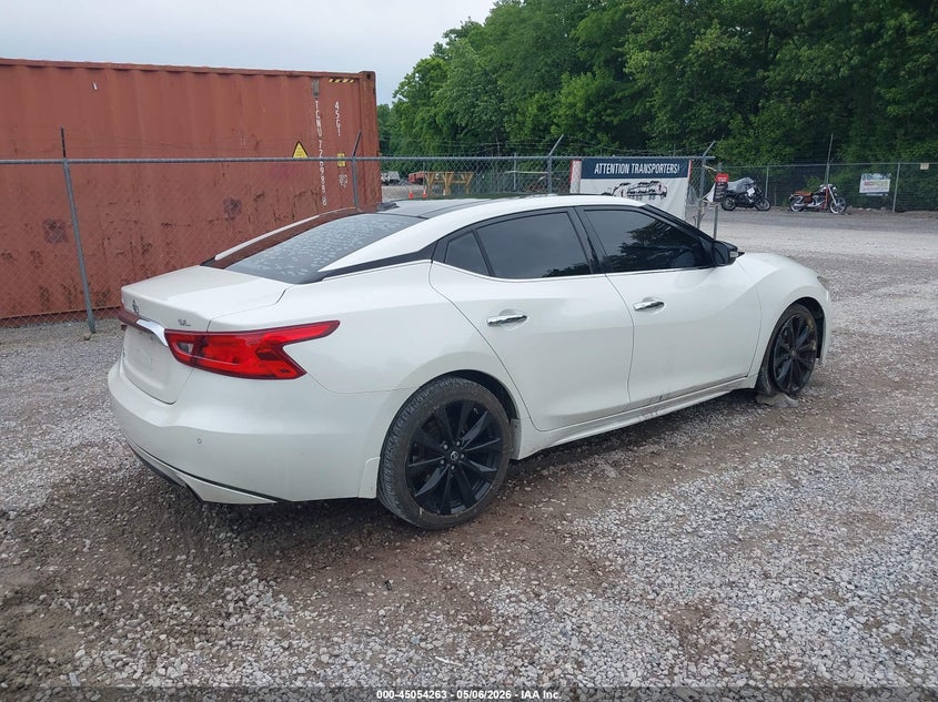 2017 Nissan Maxima VIN 1N4AA6APXHC442218 IAAI salvage auction — UNKNOWN, Salvage (Kentucky), sold $275 on 2026-07-31 (photo 4)