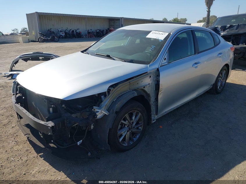 2019 Kia Optima VIN 5XXGT4L37KG288023 IAAI salvage auction — FRONT END, Salvage (California), sold $3,000 on 2026-07-22 (photo 2)