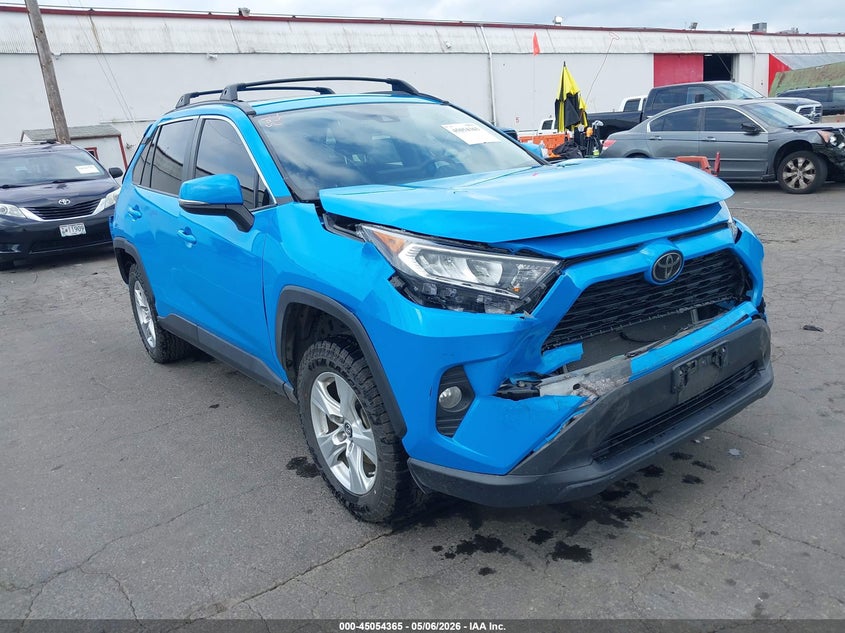2019 Toyota Rav 4 VIN 2T3P1RFV7KW027293 IAAI salvage auction — FRONT & REAR, Salvage (Oregon), sold $7,050 on 2026-07-09 (photo 1)