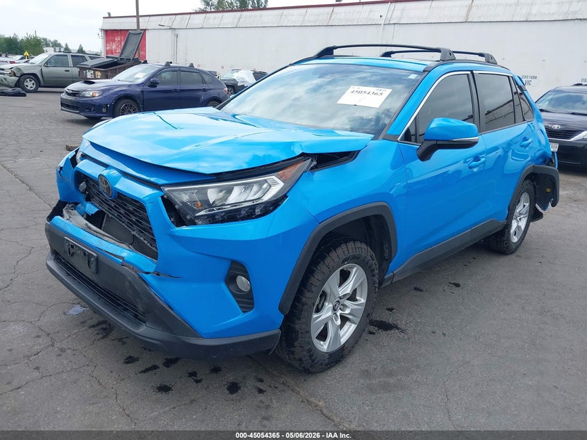 2019 Toyota Rav 4 VIN 2T3P1RFV7KW027293 IAAI salvage auction — FRONT & REAR, Salvage (Oregon), sold $7,050 on 2026-07-09 (photo 2)