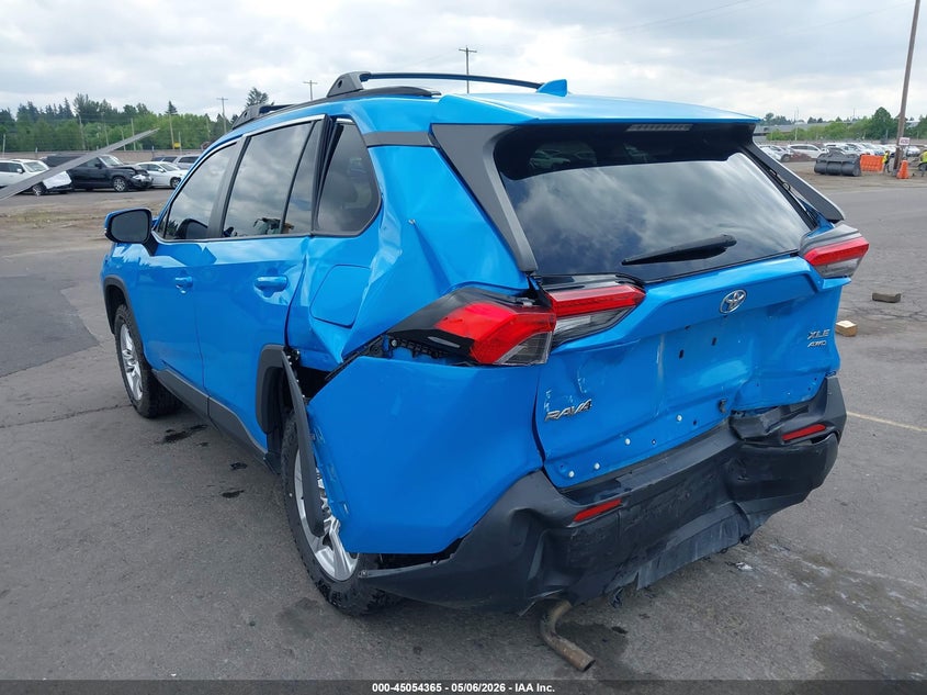 2019 Toyota Rav 4 VIN 2T3P1RFV7KW027293 IAAI salvage auction — FRONT & REAR, Salvage (Oregon), sold $7,050 on 2026-07-09 (photo 3)