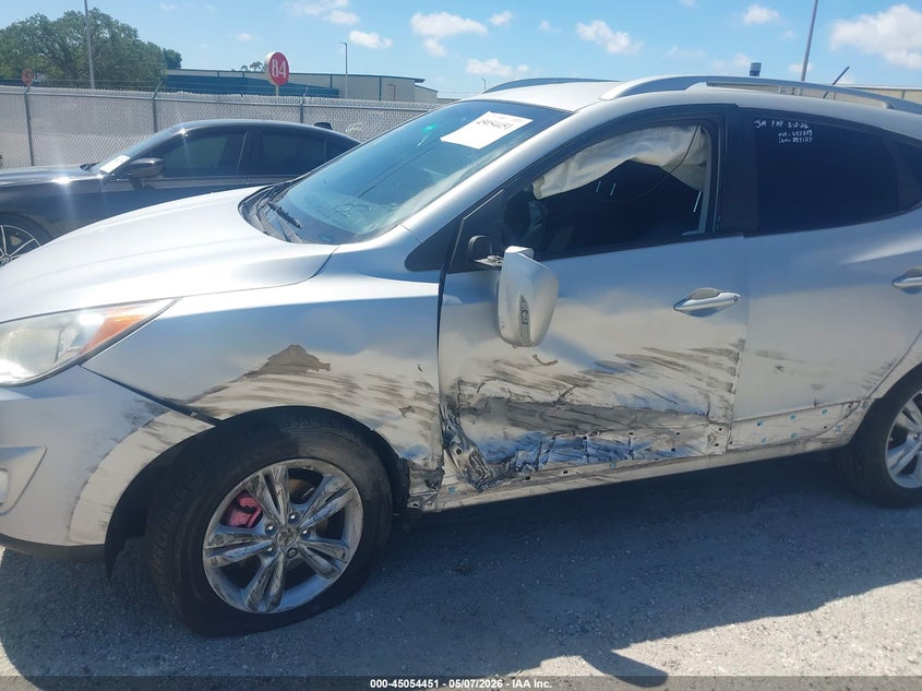 2013 Hyundai Tucson VIN KM8JU3AC1DU645379 IAAI salvage auction — LEFT SIDE, Rebuildable (Florida), sold $2,200 on 2026-07-07 (photo 6)