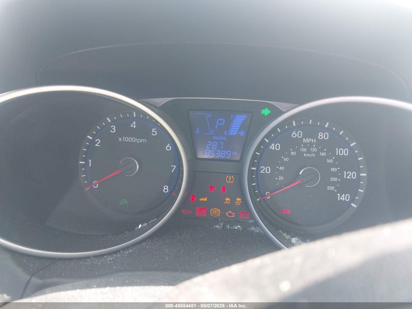 2013 Hyundai Tucson VIN KM8JU3AC1DU645379 IAAI salvage auction — LEFT SIDE, Rebuildable (Florida), sold $2,200 on 2026-07-07 (photo 7)