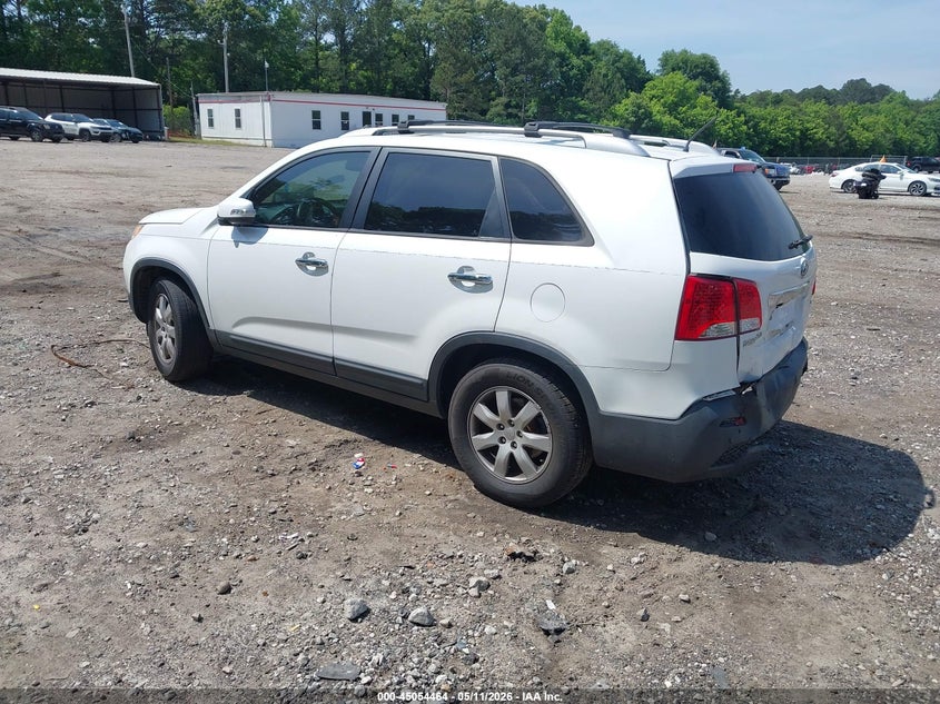2013 Kia Sorento VIN 5XYKT3A65DG338076 IAAI salvage auction — FRONT & REAR, Salvage (Georgia), sold $1,000 on 2026-07-10 (photo 3)