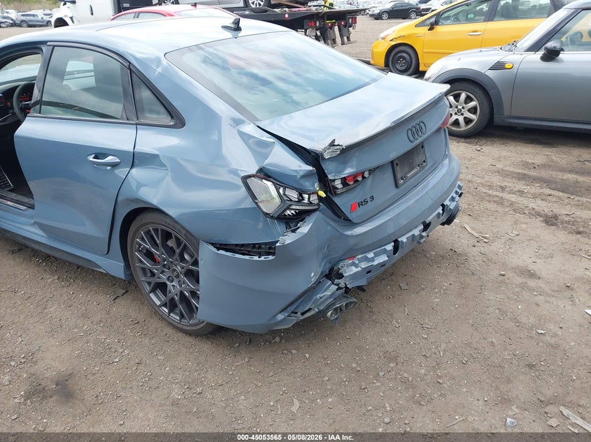 2025 Audi Rs3 VIN WUAGWDGY3SA909883 IAAI salvage auction — FRONT END, Mv-907A (New York), sold $15,700 on 2026-07-30 (photo 6)