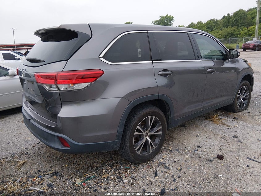 2019 Toyota Highlander VIN 5TDZZRFH5KS301815 IAAI salvage auction — FRONT END, Salvage (Mississippi), sold $3,400 on 2026-07-14 (photo 4)
