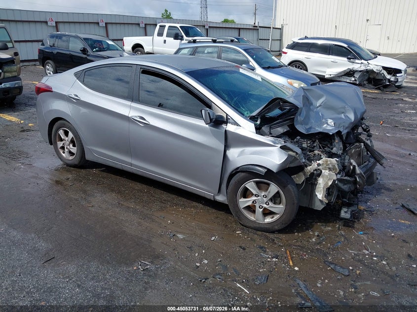 2014 Hyundai Elantra VIN KMHDH4AE9EU171465 IAAI salvage auction — FRONT END, Salvage (Georgia), sold $775 on 2026-07-15 (photo 1)
