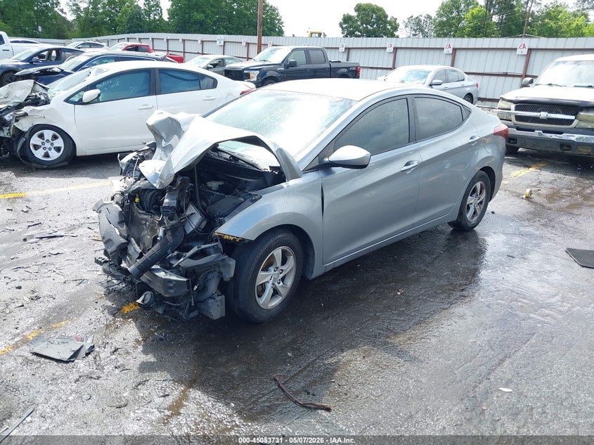 2014 Hyundai Elantra VIN KMHDH4AE9EU171465 IAAI salvage auction — FRONT END, Salvage (Georgia), sold $775 on 2026-07-15 (photo 2)