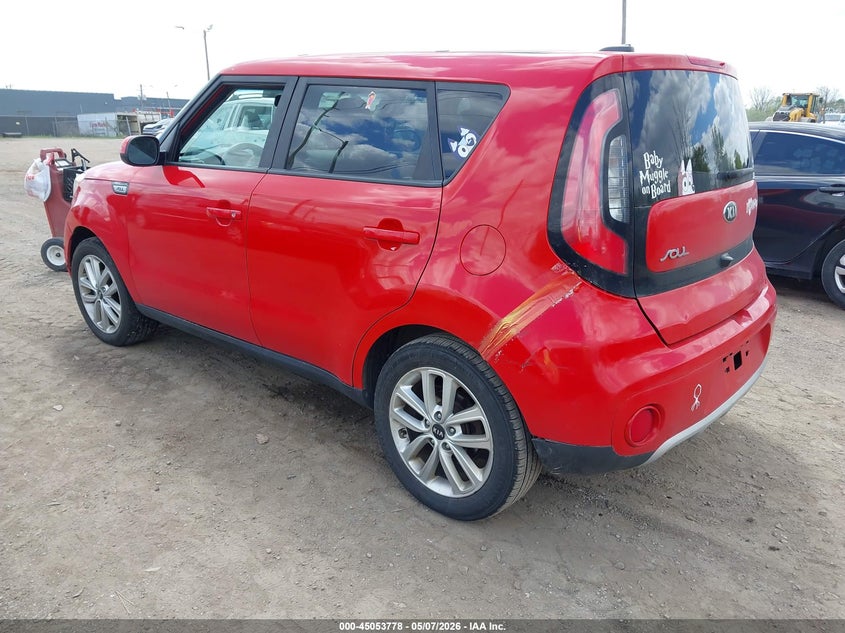 2017 Kia Soul VIN KNDJP3A59H7477279 IAAI salvage auction — FRONT END, Clear (Michigan), sold $750 on 2026-07-16 (photo 3)