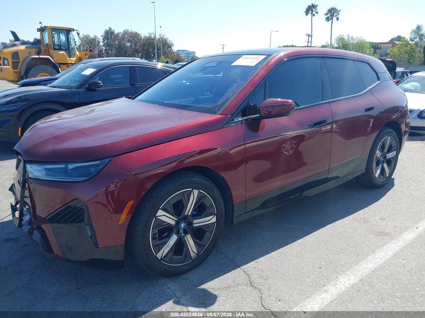 2025 BMW Ix VIN WB523CF05SCT40718 IAAI salvage auction — FRONT END, Salvage (California), sold $23,650 on 2026-07-16 (photo 2)