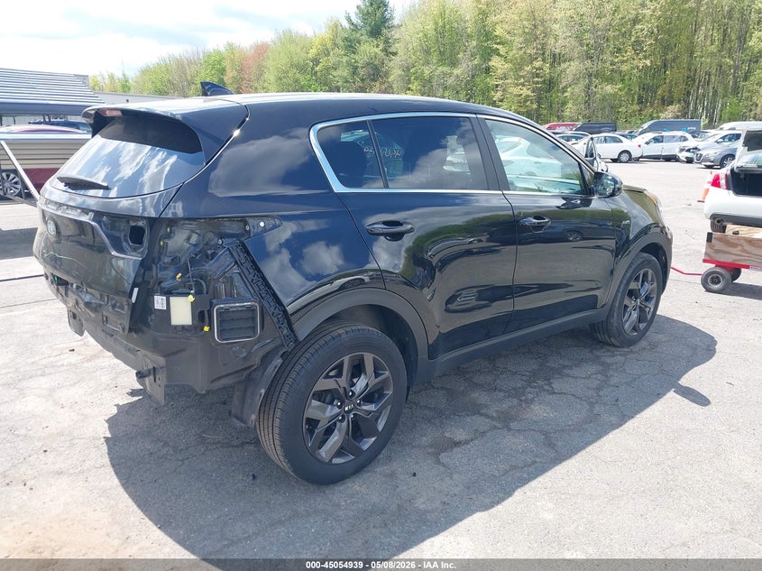 2022 Kia Sportage VIN KNDPMCAC0N7967851 IAAI salvage auction — REAR END, Salvage (Rhode Island), sold $3,050 on 2026-07-23 (photo 4)