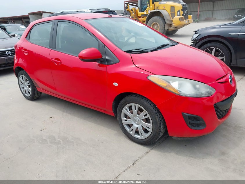 2011 Mazda 2 VIN JM1DE1HY8B0104029 IAAI salvage auction — LEFT FRONT, Original (Texas), sold $3,000 on 2026-07-07 (photo 1)