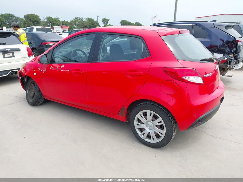 2011 Mazda 2 VIN JM1DE1HY8B0104029 IAAI salvage auction — LEFT FRONT, Original (Texas), sold $3,000 on 2026-07-07 (photo 3)