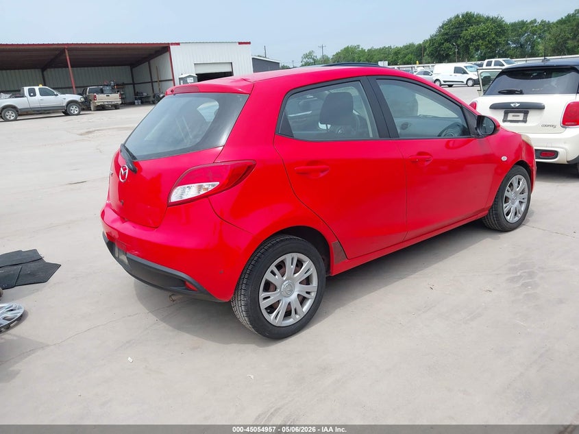 2011 Mazda 2 VIN JM1DE1HY8B0104029 IAAI salvage auction — LEFT FRONT, Original (Texas), sold $3,000 on 2026-07-07 (photo 4)