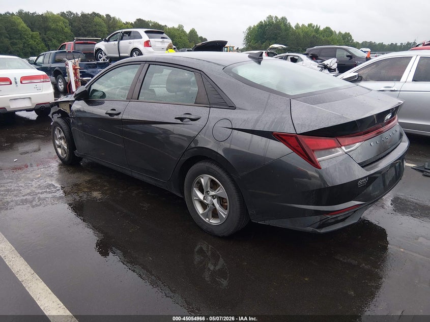 2021 Hyundai Elantra VIN 5NPLL4AG1MH048204 IAAI salvage auction — FRONT END, Salvage (North Carolina), sold $3,000 on 2026-07-15 (photo 3)